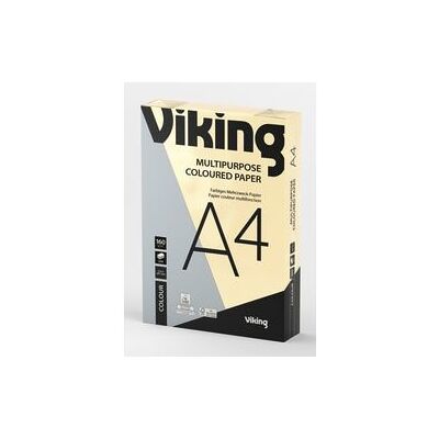 Gekleurd papier Viking A4 160 g/m² Crème 250 vellen Gekleurd papier Viking A4 160 g/m² Crème 250 vellen