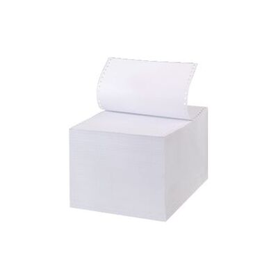 Computer-kettingpapier Viking A4+ 70 g/m² Wit 2000 vellen Computer-kettingpapier Viking A4+ 70 g/m² Wit 2000 vellen