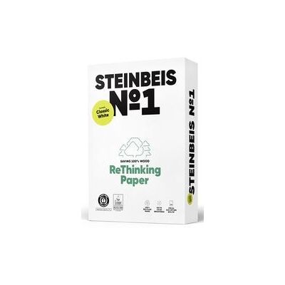 STEINBEIS wit A4 gerecycled papier 80g 500 vel STEINBEIS wit A4 gerecycled papier 80g 500 vel