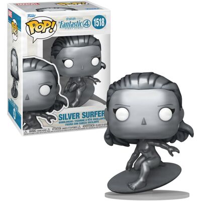 Funko pop! fantastic four: first steps - silver surfer #1518 Funko pop! fantastic four: first steps - silver surfer #1518