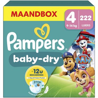 Pampers Baby-Dry Model Gr. 4 - Luiers Pampers Baby-Dry Model Gr. 4 - Luiers