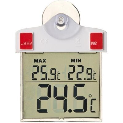Nature - raamthermometer - min-max - digitaal - thermometer Nature - raamthermometer - min-max - digitaal - thermometer