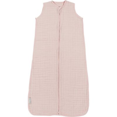 Meyco baby uni baby zomerslaapzak - pre-washed hydrofiel - soft pink - 70cm - 0.5 tog Meyco baby uni baby zomerslaapzak - pre-washed hydrofiel - soft pink - 70cm - 0.5 tog