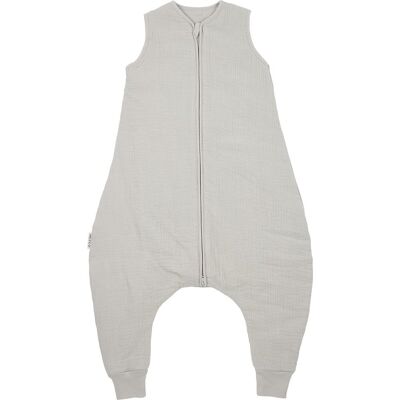 Meyco baby uni baby winter slaapoverall jumper - pre-washed hydrofiel - greige - 92cm - 2.0 tog Meyco baby uni baby winter slaapoverall jumper - pre-washed hydrofiel - greige - 92cm - 2.0 tog