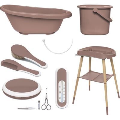 Bébé-jou Badset 7 delig sense mocha mousse Bébé-jou Badset 7 delig sense mocha mousse