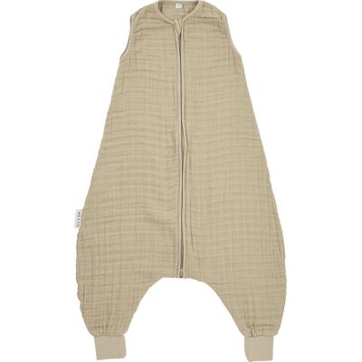 Meyco baby uni baby zomer slaapoverall jumper - pre-washed hydrofiel - sand - 104cm - 0.5 tog Meyco baby uni baby zomer slaapoverall jumper - pre-washed hydrofiel - sand - 104cm - 0.5 tog