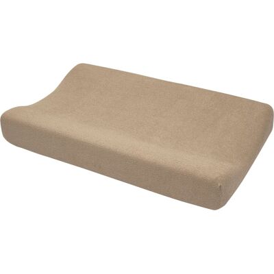 Meyco baby uni aankleedkussenhoes - badstof - taupe - 50x70cm Meyco baby uni aankleedkussenhoes - badstof - taupe - 50x70cm