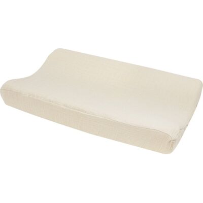 Meyco baby uni aankleedkussenhoes - pre-washed hydrofiel - soft sand - 50x70cm Meyco baby uni aankleedkussenhoes - pre-washed hydrofiel - soft sand - 50x70cm