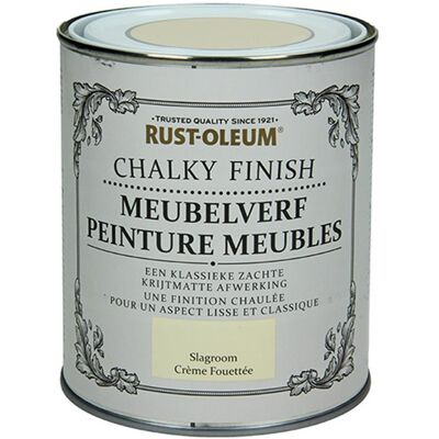 Rust-oleum 1050950 - meubelverf slagroom 750 ml 1 stuks Rust-oleum 1050950 - meubelverf slagroom 750 ml 1 stuks
