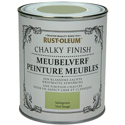 Rust-oleum 1050960 - meubelverf saliegroen 750 ml 1 stuks Rust-oleum 1050960 - meubelverf saliegroen 750 ml 1 stuks