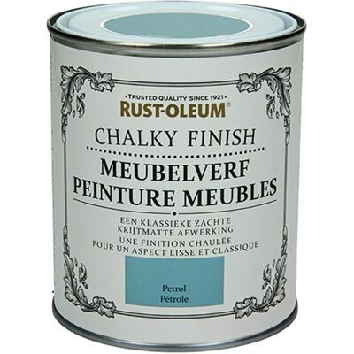 Rust-oleum 1050964 - meubelverf petrol 750 ml 1 stuks Rust-oleum 1050964 - meubelverf petrol 750 ml 1 stuks