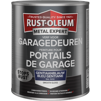 Rust-oleum 1071357 - verf garagedeur-ral 5010-750mlmetal expert 1 stuks Rust-oleum 1071357 - verf garagedeur-ral 5010-750mlmetal expert 1 stuks