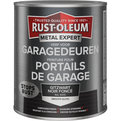 Rust-oleum 1071359 - verf garagedeur-ral 9005-750mlmetal expert 1 stuks Rust-oleum 1071359 - verf garagedeur-ral 9005-750mlmetal expert 1 stuks