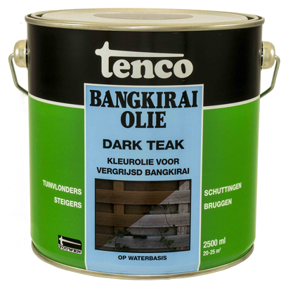 Tenco 1034326 - bang.olie dark teak 2,5l 1 stuks Tenco 1034326 - bang.olie dark teak 2,5l 1 stuks