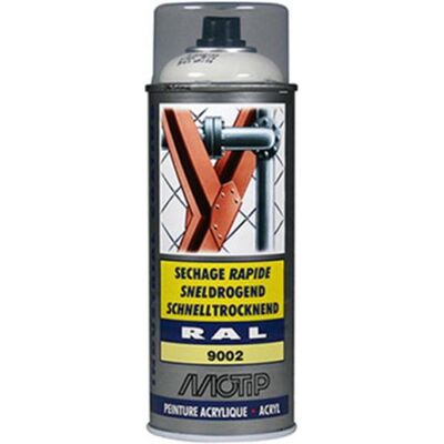 MOTIP - Smalto Spray Industrial - Wit - Grijs - Spuitverf MOTIP - Smalto Spray Industrial - Wit - Grijs - Spuitverf
