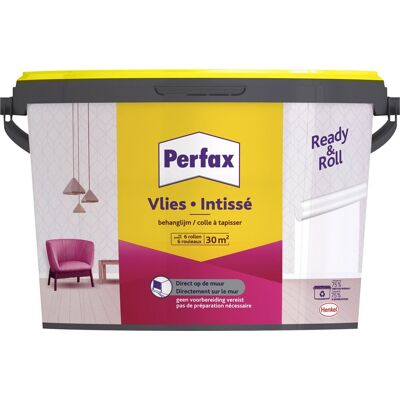 Perfax ready&roll behanglijm vlies 4.5 kg vliesbehang behangplaksel behanglijm transparant alle ondergronden behanglijm Perfax ready&roll behanglijm vlies 4.5 kg vliesbehang behangplaksel behanglijm transparant alle ondergronden behanglijm
