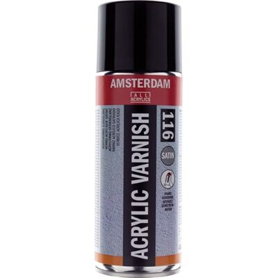 Amsterdam acrylvernis zijdeglans spuitbus 400 ml Amsterdam acrylvernis zijdeglans spuitbus 400 ml