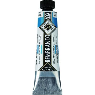 Rembrandt acryl verf serie 1 manganese blue phthalo (582) Rembrandt acryl verf serie 1 manganese blue phthalo (582)