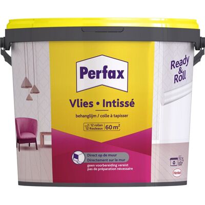 Perfax ready&roll behanglijm vlies 9 kg vliesbehang behangplaksel behanglijm transparant alle ondergronden behanglijm Perfax ready&roll behanglijm vlies 9 kg vliesbehang behangplaksel behanglijm transparant alle ondergronden behanglijm