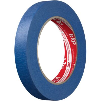 Kip 307 masking tape - 18 mm x 50 meter per rol Kip 307 masking tape - 18 mm x 50 meter per rol