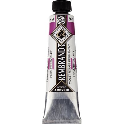 Rembrandt acryl verf serie 3 perm. red violet (567) Rembrandt acryl verf serie 3 perm. red violet (567)