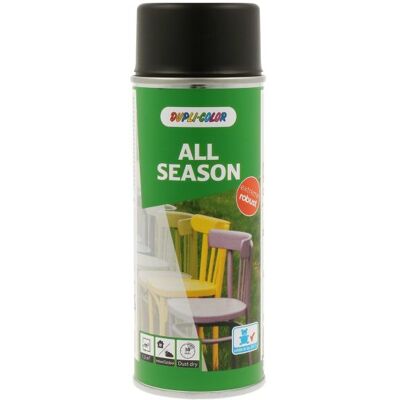 Dupli-color Spuitlak ral-9005 - 400 ml / all season / gitzwart, zijdeglans Zwart Dupli-color Spuitlak ral-9005 - 400 ml / all season / gitzwart, zijdeglans Zwart