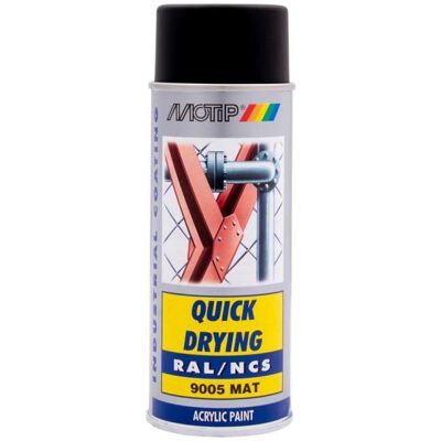 MOTIP - SMALTO Spray Industrial - RAL 9005 - Paint Spray MOTIP - SMALTO Spray Industrial - RAL 9005 - Paint Spray