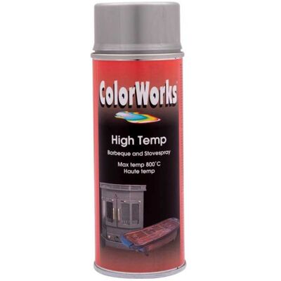 Colorworks Hittebestendige Zilveren Verf - Verf Colorworks Hittebestendige Zilveren Verf - Verf
