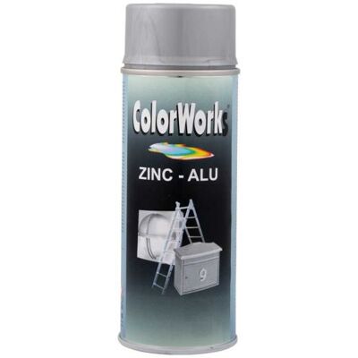 Colorworks Zink-Aluminium Koude Galvaniseer Spray - Beschermt Staal Colorworks Zink-Aluminium Koude Galvaniseer Spray - Beschermt Staal