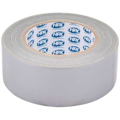 Hpx duck tape grijs 48mm rol a 25m pantsertape Grijs Hpx duck tape grijs 48mm rol a 25m pantsertape Grijs