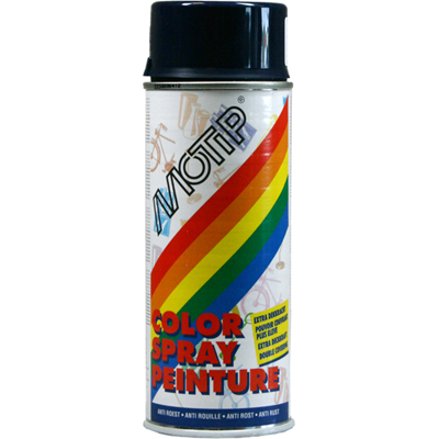 MOTIP Spuitbus 400 ml - staalblauw Blauw MOTIP Spuitbus 400 ml - staalblauw Blauw