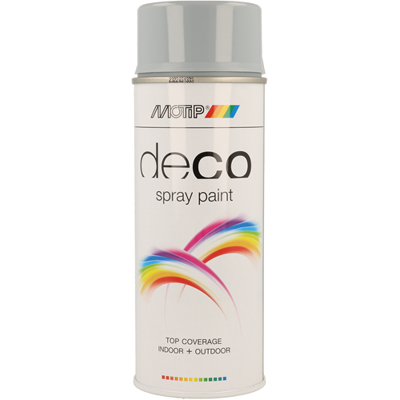 MOTIP deco lak hoogglans ral 7001 400ml - 01689 MOTIP deco lak hoogglans ral 7001 400ml - 01689
