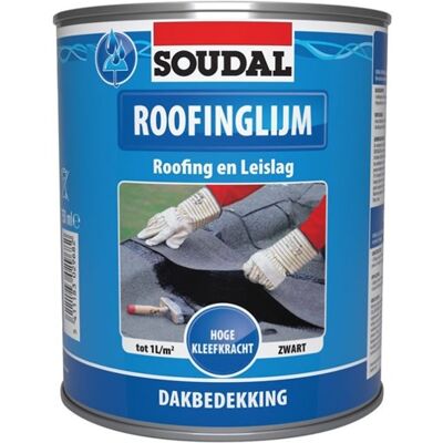 Soudal roofinglijm zwart 750 ml - 101515 Soudal roofinglijm zwart 750 ml - 101515