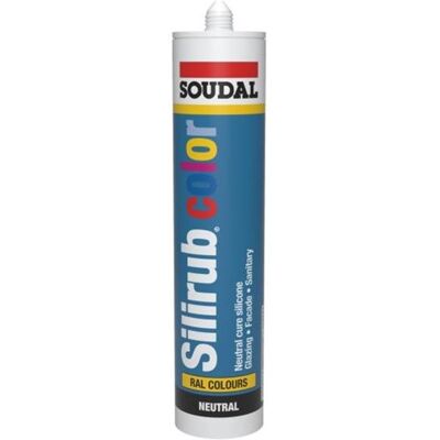 Soudal silirub color siliconenkit beige grijs ral 7006 300 ml - 115028 Soudal silirub color siliconenkit beige grijs ral 7006 300 ml - 115028
