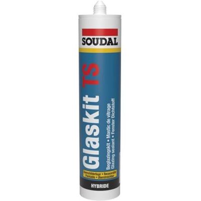 Soudal glaskit ts puur wit ral 9010 290 ml - 115560 Soudal glaskit ts puur wit ral 9010 290 ml - 115560