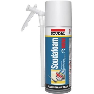Soudal soudafoam mini pu schuim champagne 150 ml - 116168 Soudal soudafoam mini pu schuim champagne 150 ml - 116168