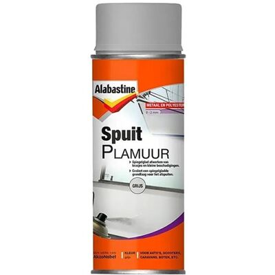 Alabastine spuitplamuur grijs 400ml ab0454 - 6035388 Alabastine spuitplamuur grijs 400ml ab0454 - 6035388