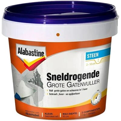 Alabastine sneldr gr. gatenvuller 2 x 500gr - 5209889 Alabastine sneldr gr. gatenvuller 2 x 500gr - 5209889