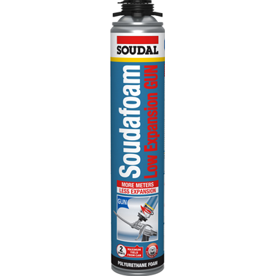 Soudal click & fix low pu pistoolschuim 750 l - 110725 Soudal click & fix low pu pistoolschuim 750 l - 110725