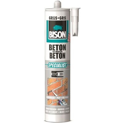 Bison betonkit grijs crt 310ml*12 nlfr - 6306729 - 6306729 Bison betonkit grijs crt 310ml*12 nlfr - 6306729 - 6306729