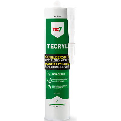 Tec7 tecryl professionele schilderskit (acrylaatkit)- 528100000 Tec7 tecryl professionele schilderskit (acrylaatkit)- 528100000