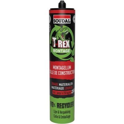 Soudal t-rex montage zware materialen beige 310 ml - 157577 Soudal t-rex montage zware materialen beige 310 ml - 157577