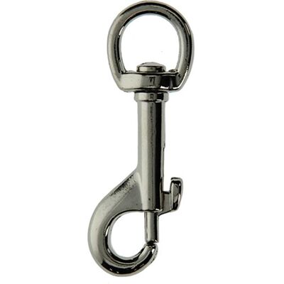 Mack 1008487 - 1 musketonhaak 13 x 68mm vernikkeld 10 stuks Mack 1008487 - 1 musketonhaak 13 x 68mm vernikkeld 10 stuks