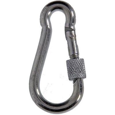 Mack 1008494 - 1 karabijnhaak + borgsl. 6 x 60mm verzinkt 10 stuks Mack 1008494 - 1 karabijnhaak + borgsl. 6 x 60mm verzinkt 10 stuks