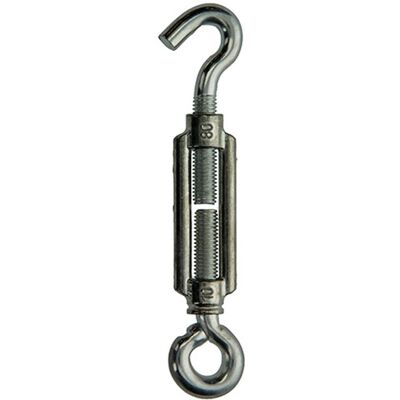 Mack 1008496 - 1 spanner oog + haak m10 x 80mm verzinkt 10 stuks Mack 1008496 - 1 spanner oog + haak m10 x 80mm verzinkt 10 stuks