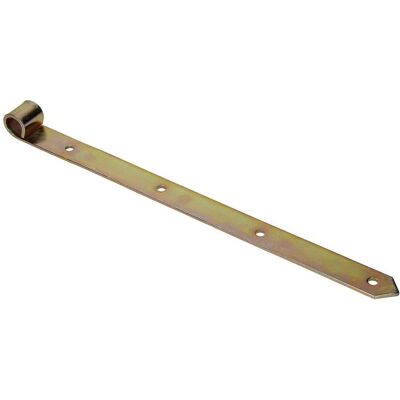 1013234 - enkel luikscharnier geel verz.40 cm dia 18 mm 6 stuks 1013234 - enkel luikscharnier geel verz.40 cm dia 18 mm 6 stuks