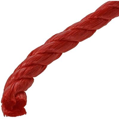 Mack 1014010 - pp gedraaid oranje streng 10mm 10m 5 stuks Mack 1014010 - pp gedraaid oranje streng 10mm 10m 5 stuks