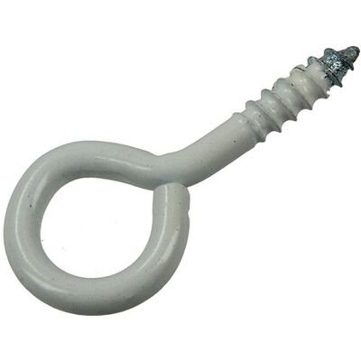 Mack 1017785 - schroefoog staal wit 5 st 3,5 x 20 mm 10 stuks Mack 1017785 - schroefoog staal wit 5 st 3,5 x 20 mm 10 stuks