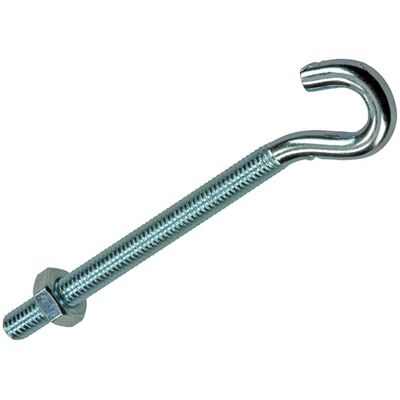 Mack 1017809 - schroefhaak metrisch + moer verziinkt 5st m4 x 50 mm 10 stuks Mack 1017809 - schroefhaak metrisch + moer verziinkt 5st m4 x 50 mm 10 stuks