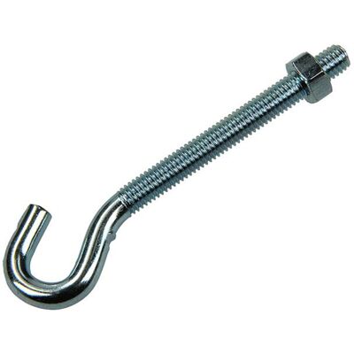 Mack 1017810 - schroefhaak metrisch + moer verzinkt 4st m5 x 50 mm 10 stuks Mack 1017810 - schroefhaak metrisch + moer verzinkt 4st m5 x 50 mm 10 stuks